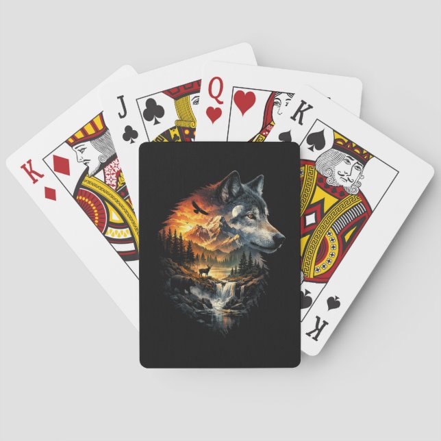 Jeu De Cartes Esprit de la nature sauvage (dos)