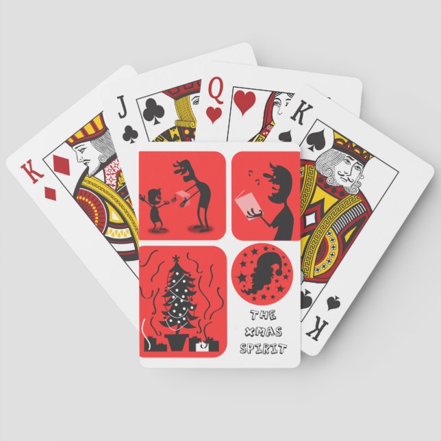 Jeu De Cartes esprit de noël (dos)