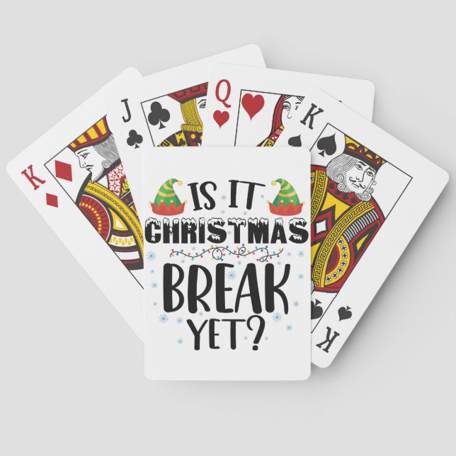 Jeu De Cartes Est-ce déjà les vacances de Noël Drôle de professe (dos)