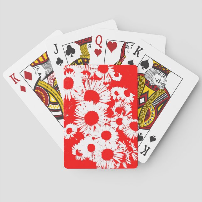 Jeu De Cartes Éster sauvage de la Nouvelle-Angleterre (dos)