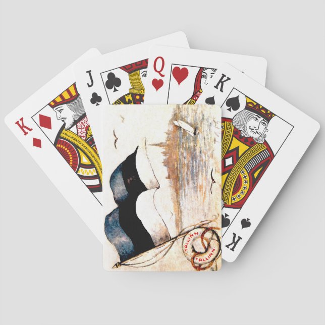 Jeu De Cartes Estonian Flag Playing Cards (dos)