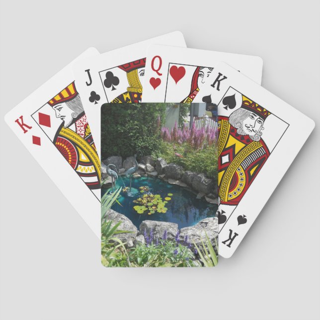 Jeu De Cartes Étang aux nénuphars  (dos)