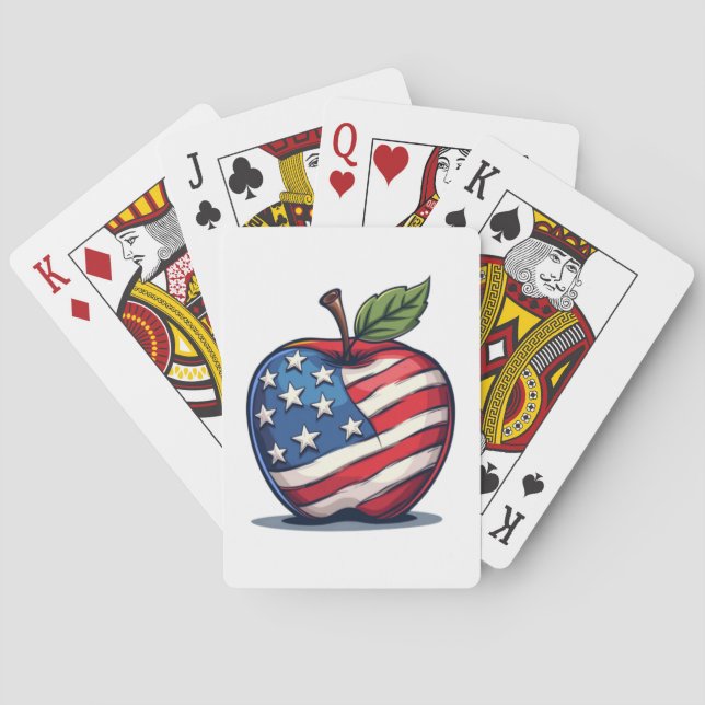 Jeu De Cartes États-Unis Amérique (dos)