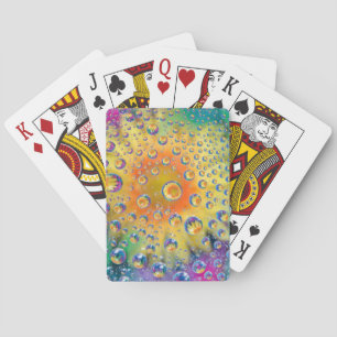 Jeu De Cartes États-Unis, Colorado, Lafayette. Bulles d'eau sur