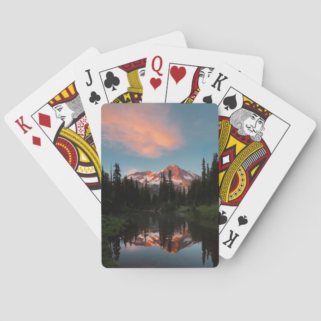 Jeu De Cartes États-Unis, État de Washington. Mt Rainier (dos)