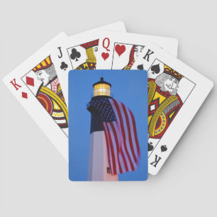 Jeu De Cartes États-Unis, Géorgie, Tybee Island, Drapeau en bern