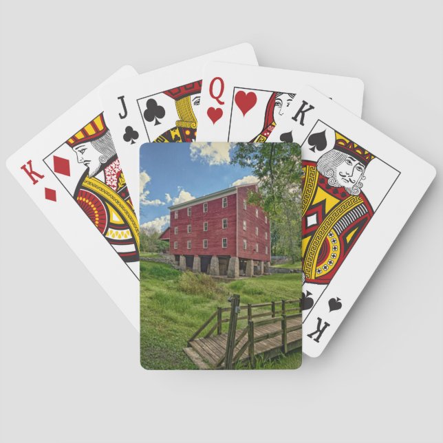 Jeu De Cartes États-Unis, Indiana, Cutler. Adams Mill (dos)