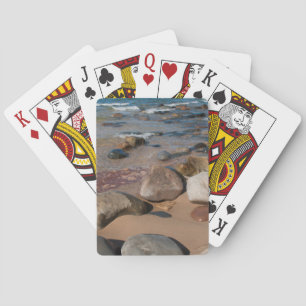 Jeu De Cartes États-Unis, Michigan. Galets arrondis sur 12 Mile