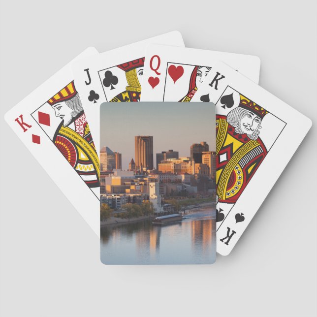 Jeu De Cartes États-Unis, Minnesota, Minneapolis, Saint-Paul 3 (dos)