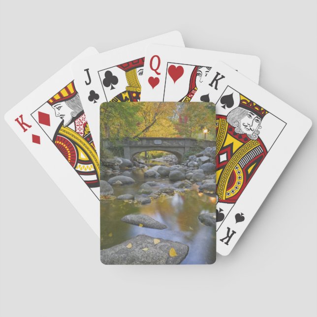 Jeu De Cartes États-Unis, Oregon, Ashland, Lithia Park.Automne (dos)