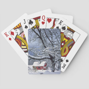 Jeu De Cartes États-Unis, Oregon, comté de Clackamas. Neige fraî