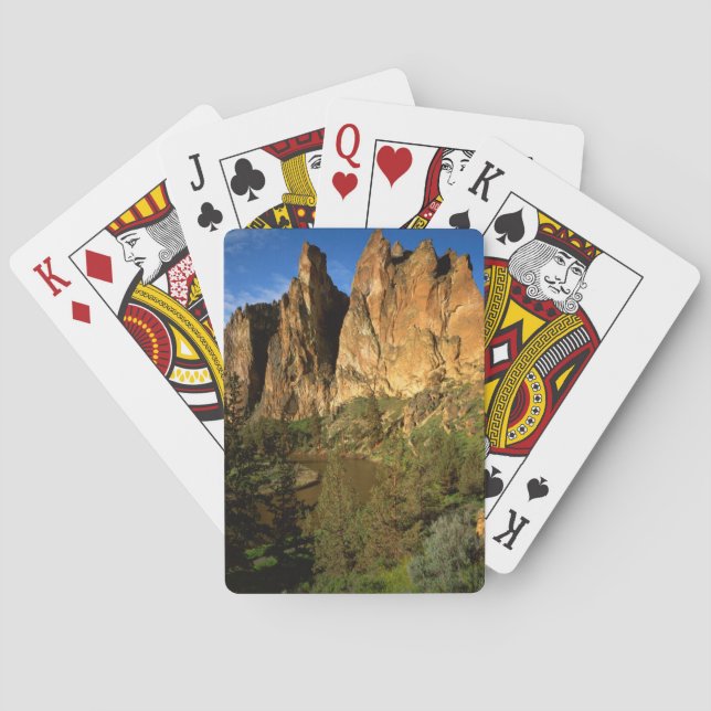 Jeu De Cartes États-Unis, Oregon, Falaises De Granit À Smith Roc (dos)