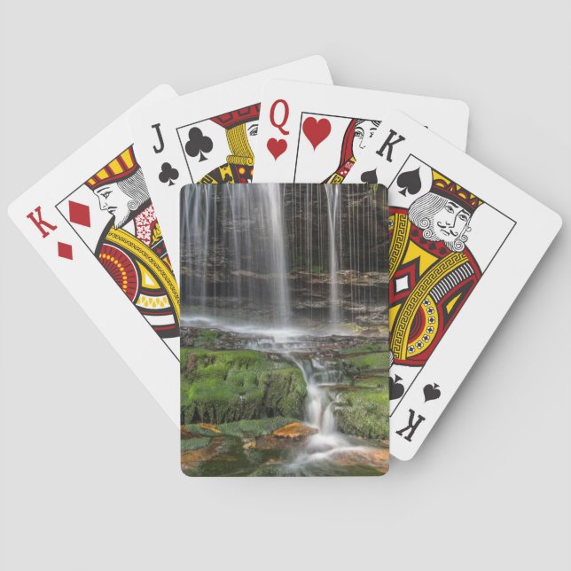 Jeu De Cartes États-Unis, Pennsylvanie, Benton. Cascade délicate (dos)