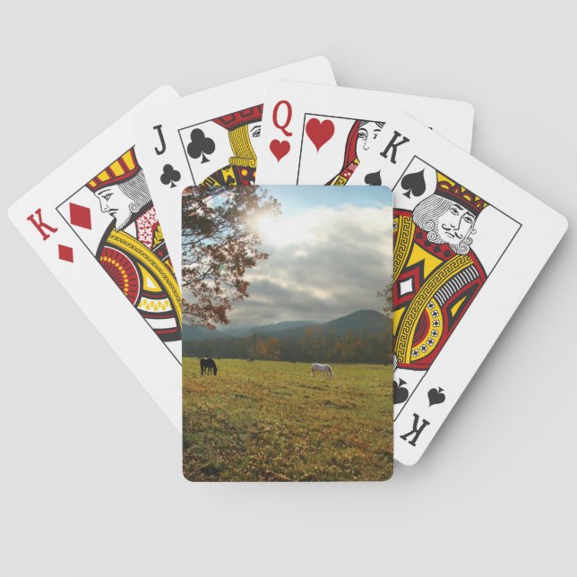 Jeu De Cartes États-Unis, Tennessee. Cheval Dans La Vallée De Ca (dos)