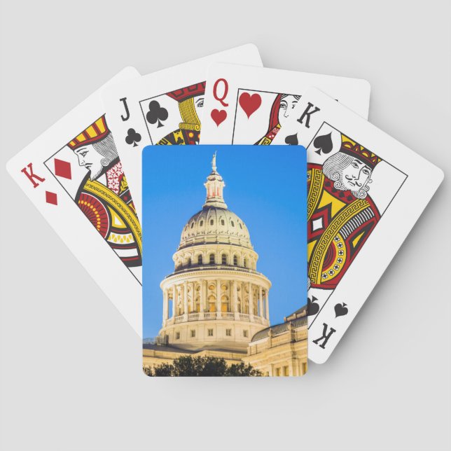 Jeu De Cartes États-Unis, Texas, Austin. Capitole (1888) 2 (dos)
