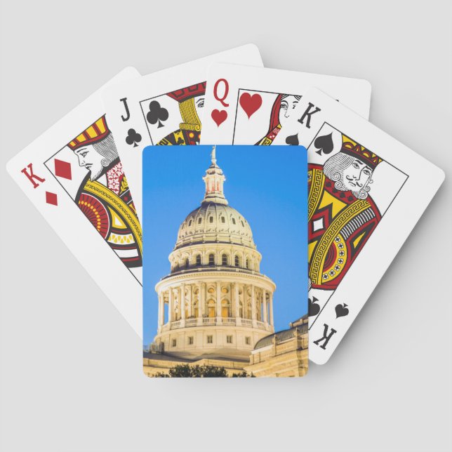 Jeu De Cartes États-Unis, Texas, Austin. Capitole (1888) 2 (dos)