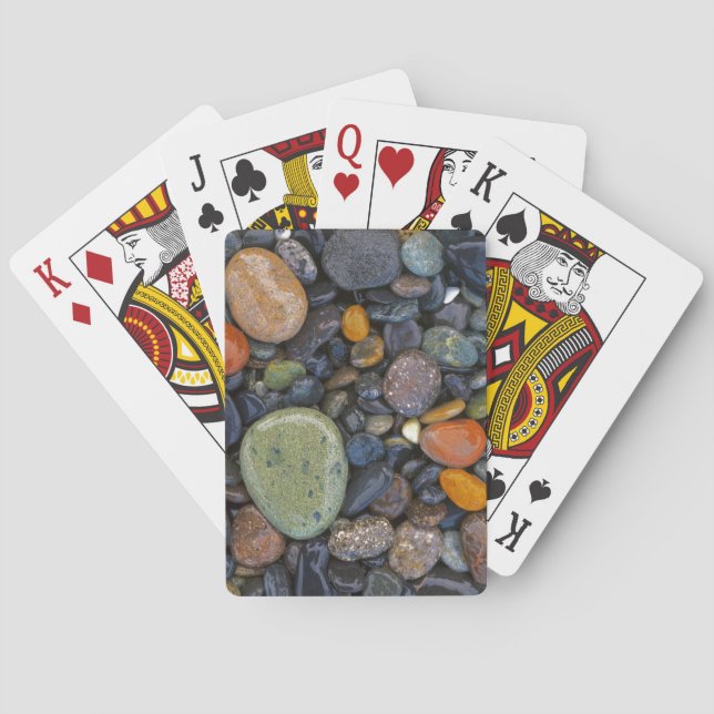 Jeu De Cartes États-Unis, Washington, Lopez Island, Agate Beach (dos)