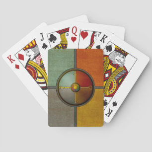 Jeu De Cartes Ethnis Playing Cards : Roue texturée