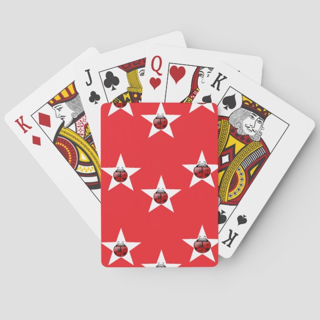 Jeu De Cartes étoile de Ladybug (dos)