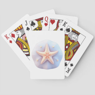 Jeu De Cartes Étoile de mer sur une pierre de forme unique