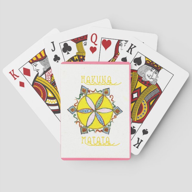 Jeu De Cartes Étoile en devenir Hakuna Matata (dos)