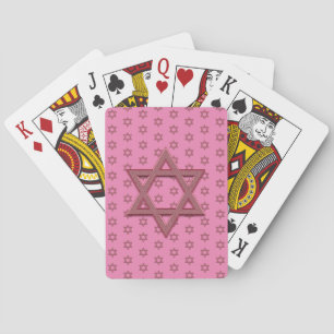 Jeu De Cartes Étoile rouge de David sans Seamless