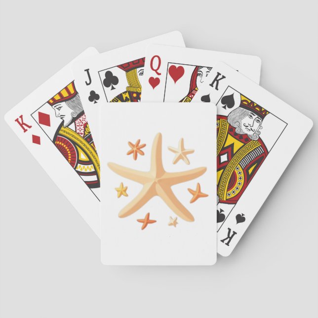 Jeu De Cartes Étoiles de mer et les petits (dos)
