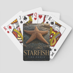 Jeu De Cartes Étoiles de mer Piscines de marée Faune ANIMAL