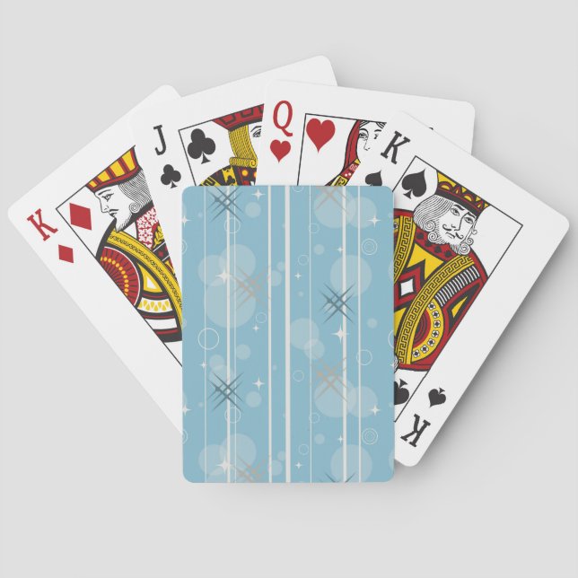 Jeu De Cartes Etoiles et cercles formes (dos)