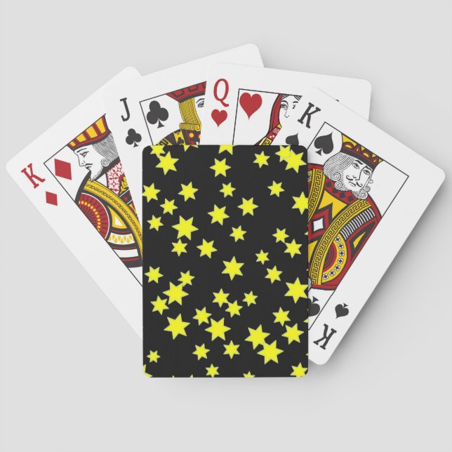 Jeu De Cartes Étoiles Jaunes (dos)