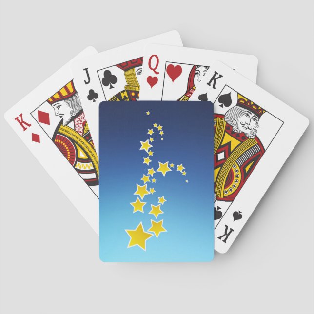 Jeu De Cartes étoiles jaunes (dos)