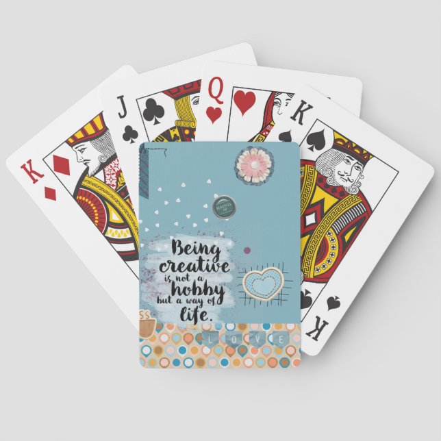 Jeu De Cartes être créatif  (dos)