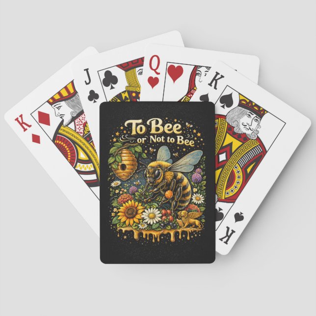 Jeu De Cartes Être ou ne pas être abeille (dos)