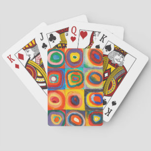 Jeu De Cartes Étude des couleurs   Wassily Kandinsky