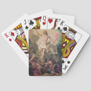 Jeu De Cartes Étude pour la Résurrection pour un tableau