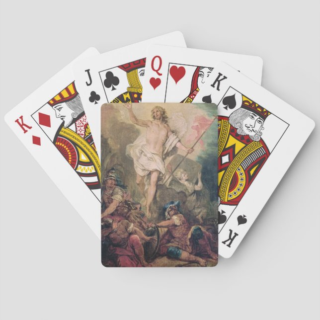 Jeu De Cartes Étude pour la Résurrection pour un tableau (dos)