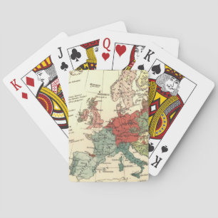 Jeu De Cartes Europe Carte Pays Antique Mondiale