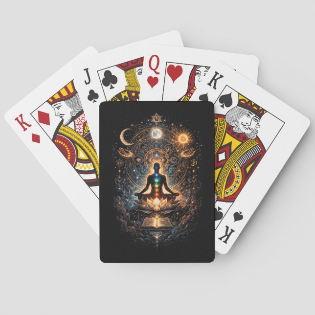 Jeu De Cartes Éveil du cosmos intérieur (dos)