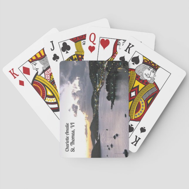 Jeu De Cartes Evening on Charlotte Amalie, St. Thomas VI (dos)