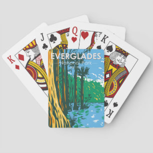 Jeu De Cartes Everglades Parc National Floride Vintage