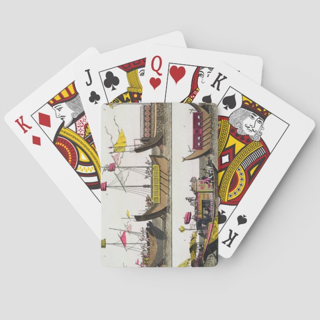 Jeu De Cartes Examples of Chinese ships, illustration from 'Le C (dos)
