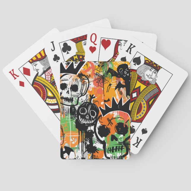 Jeu De Cartes ExDesigner | Personnalisation | Halloween (dos)