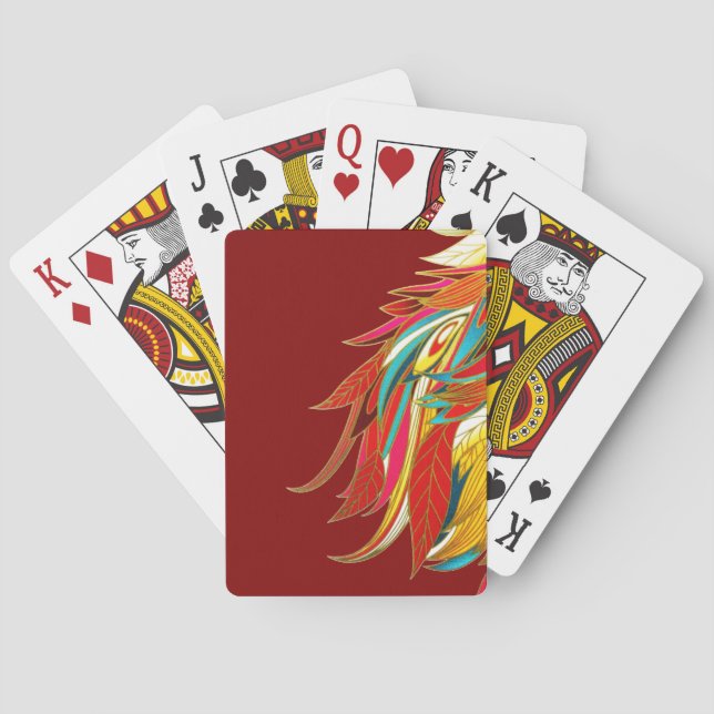 Jeu De Cartes Exotic Feathers (dos)