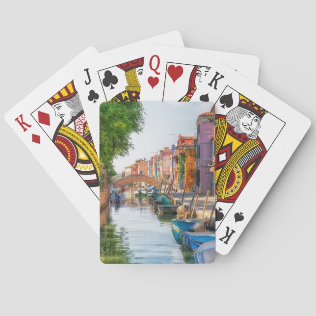 Jeu De Cartes Explorez le charme vibrant de Burano (dos)