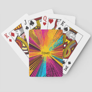 Jeu De Cartes Explosion d'art pop de style comique (9)