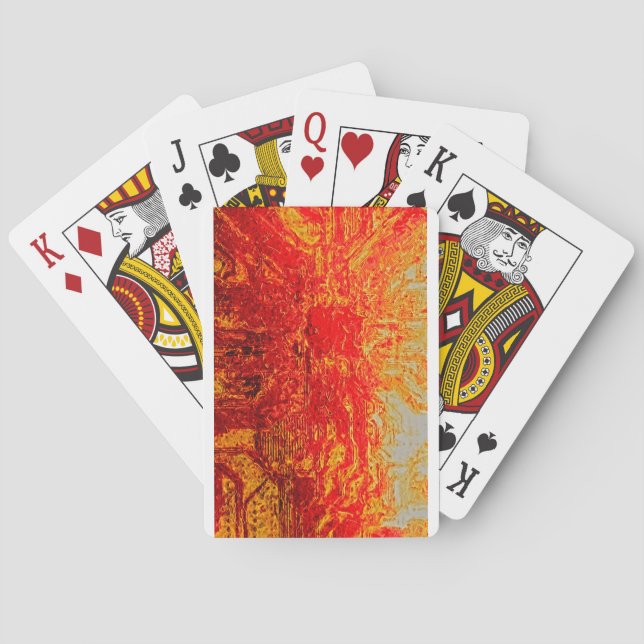 Jeu De Cartes Explosion de feu de la carte de circuit (dos)