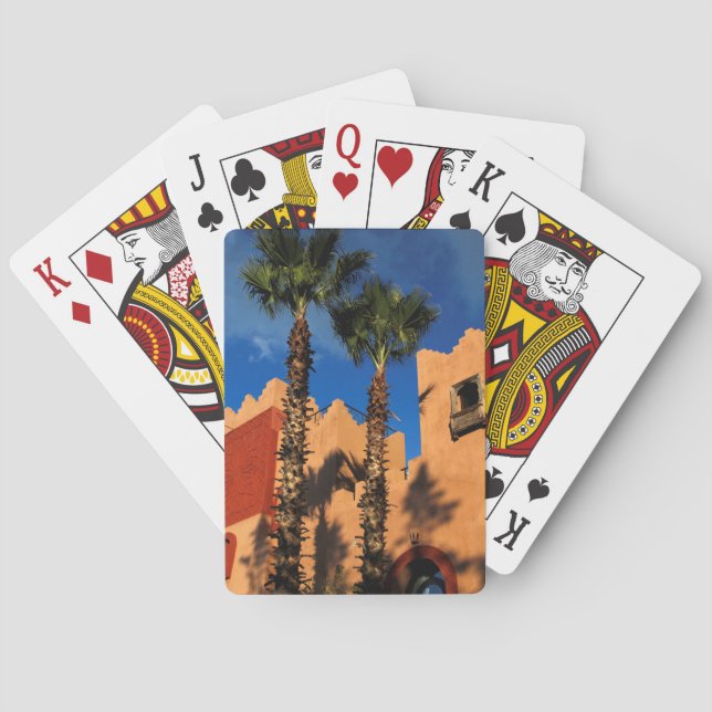 Jeu De Cartes Extérieur de la station balnéaire au Maroc (dos)