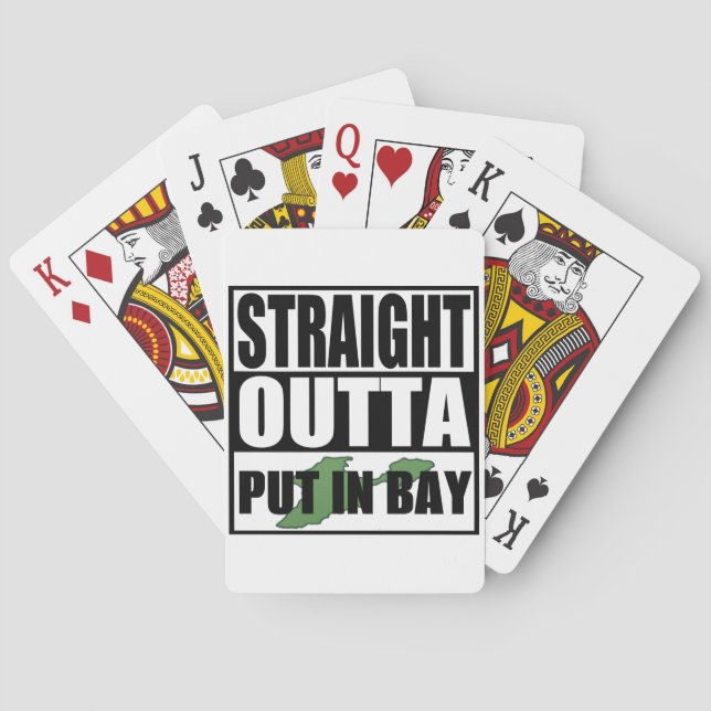 Jeu De Cartes Extérieur droit mis dans la baie (dos)