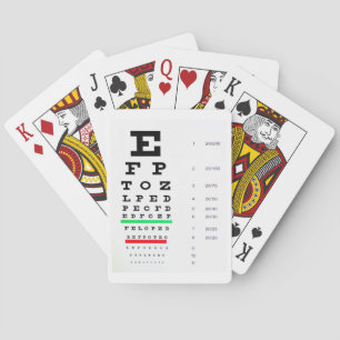 Jeu De Cartes Eye Chart Playing Cards