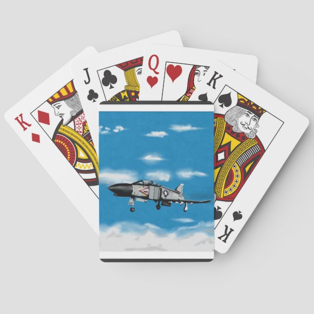 Jeu De Cartes F4 Phantom Navy Jet Fighter (dos)